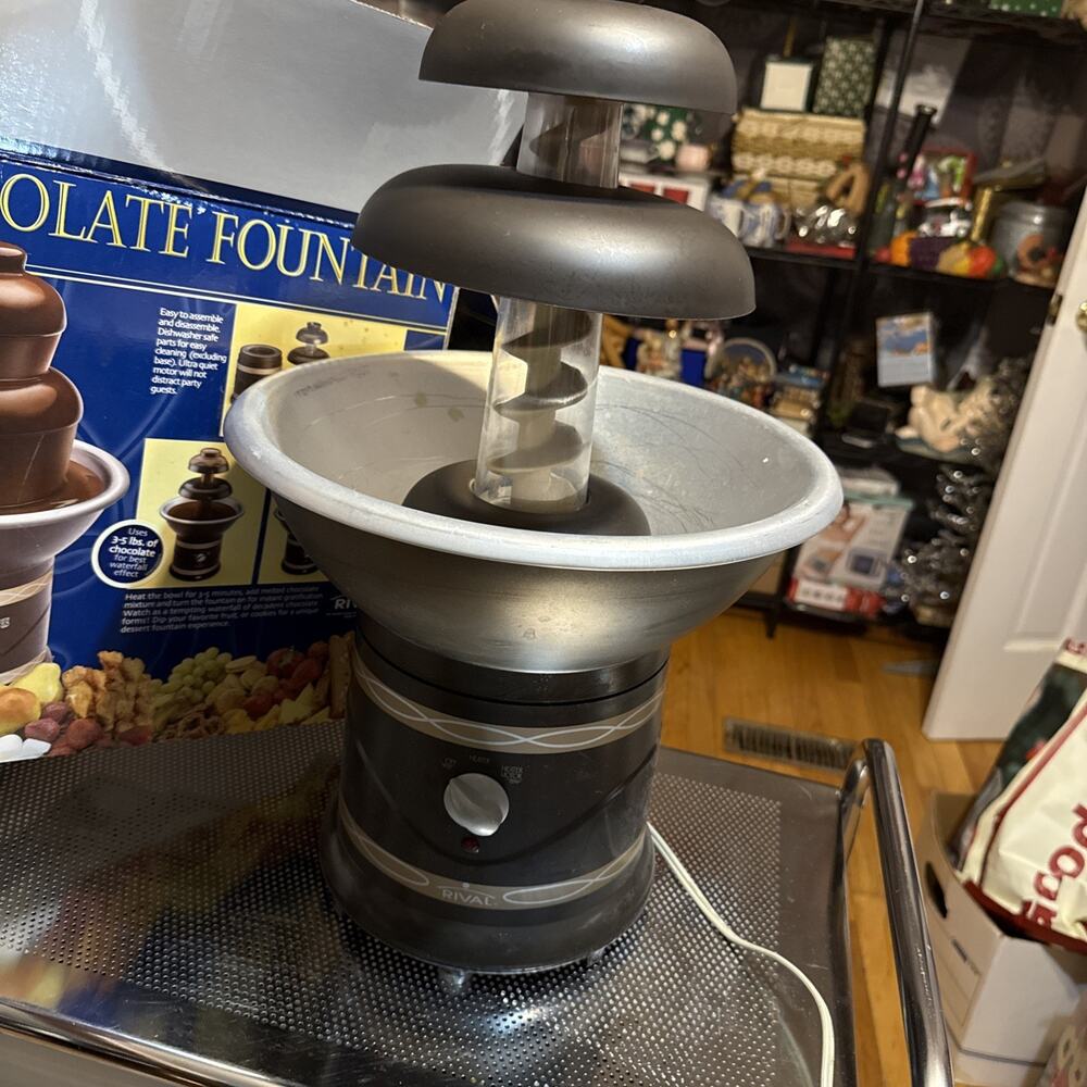 Rival CFF5-CHP Chocolate Fountain 3-Tier With Original Box - Picture 2 of 5